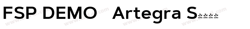 FSP DEMO   Artegra S字体转换